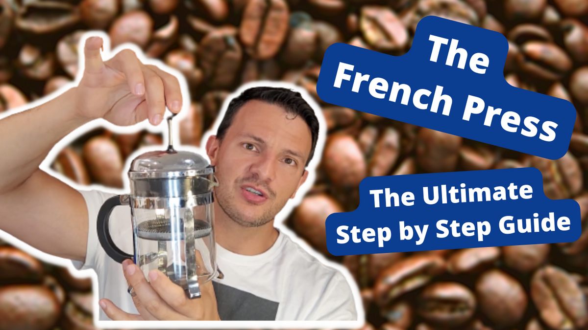 French Press brewing tutorial